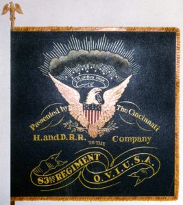 Regimental flag of 83rd Ohio Volunteer Infantry